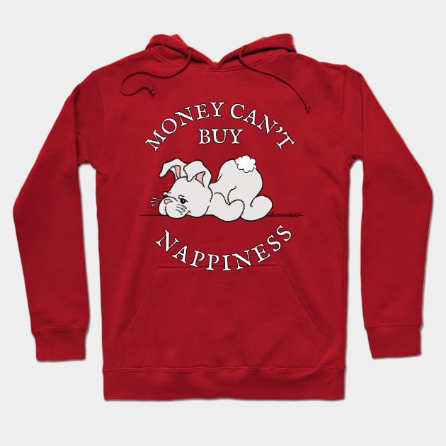 MONEY CAN'T BUY NAPPINESS Stuffed Bunny Rabbit by ScottyGaaDo Hoodie by ScottyGaaDo